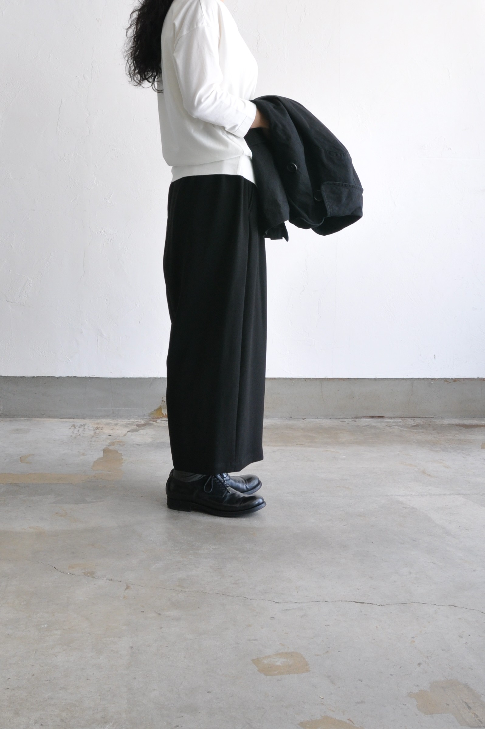  NO CONTROL AIR　A/P Double Cloth Sarouel Wide Pants (Midnight)_d0120442_1254454.jpg