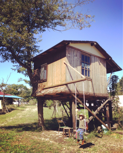 ツリーハウスvillage おだぎりガーデン ハンドメイド Champignon わんこ連れキャンプ ツリーハウスvillage おだぎりガーデン ハンドメイド Champignon わんこ連れキャンプ