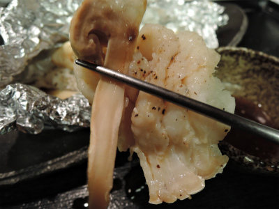 鱧とキノコのホイル焼き_f0157910_14594465.jpg