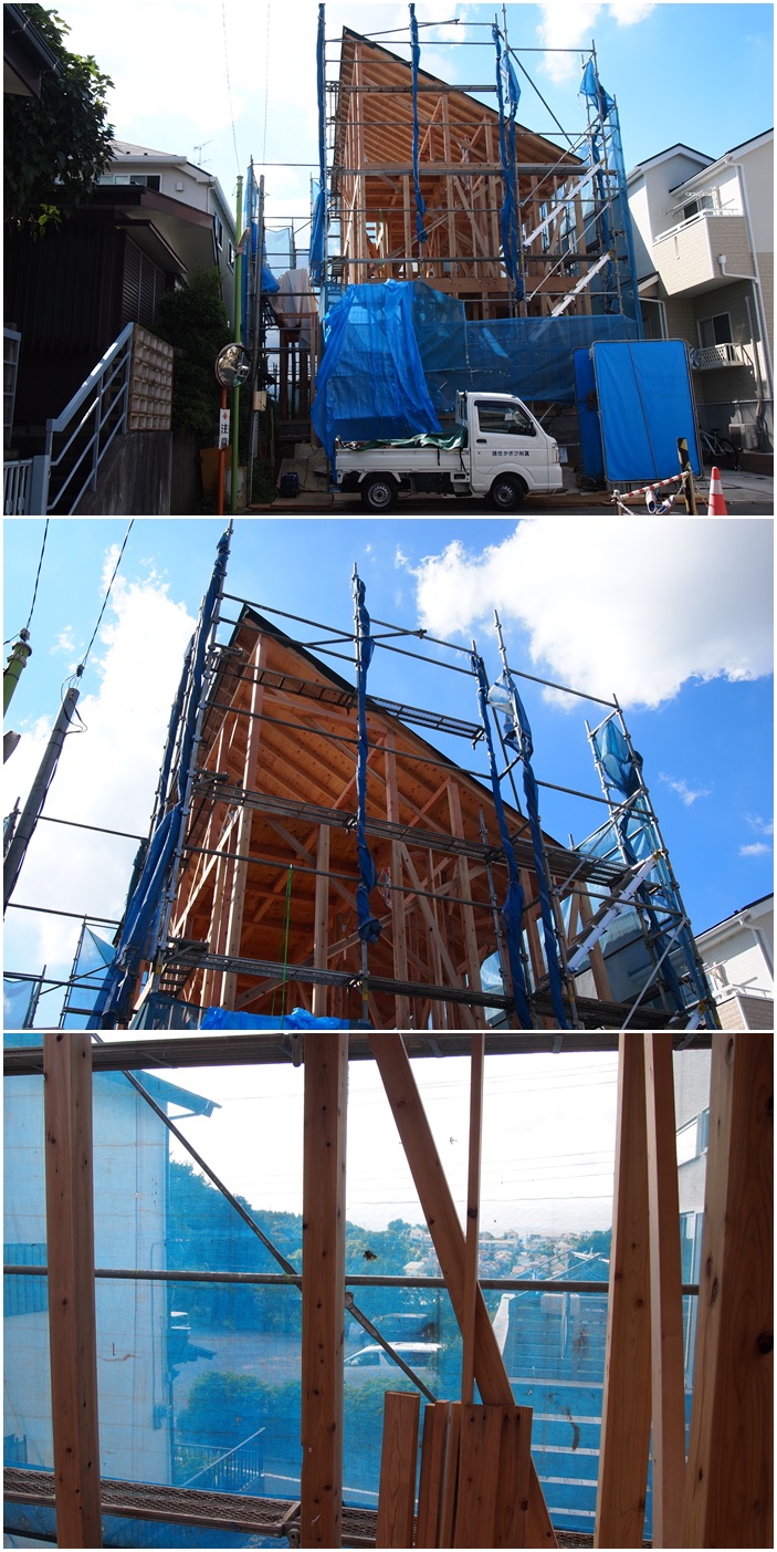 座間市の家☆上棟から3日目_c0152341_23404380.jpg