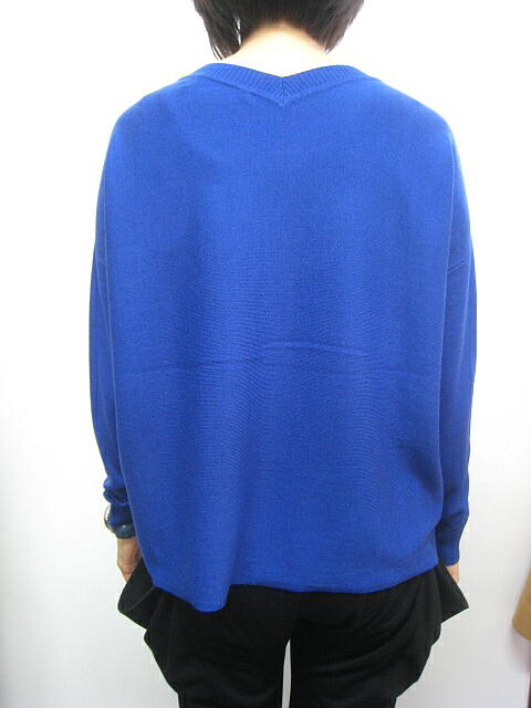 ｆｏｆｏ （フォフォ）　ラウンドネックプルオーバーニット　ＲＯＹＡＬＢＬＵＥ_a0089359_14171572.jpg