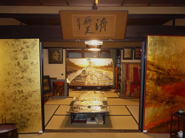 千両ヶ辻・お洒落な箔屋さん・そして院展へ。_f0181251_1555875.jpg