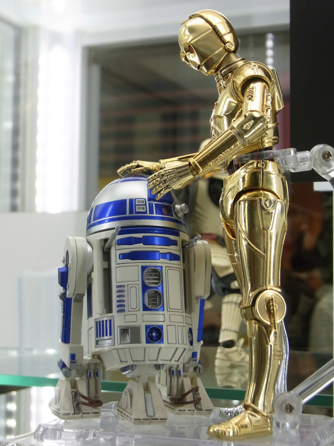 BANDAI S.H.Figuarts C-3PO & R2-D2 試作展示品 : SPACE Q BANDAI S.H.Figuarts C-3PO & R2-D2 試作展示品 : SPACE Q