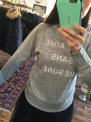 ルヴァンスッフル スエット入荷_a0246319_16595045.jpg