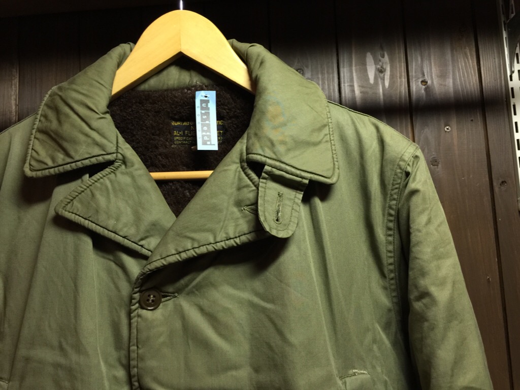 神戸店9/30(水)冬物ヴィンテージ入荷!#2 1940's US.Navy AL-1 Flight