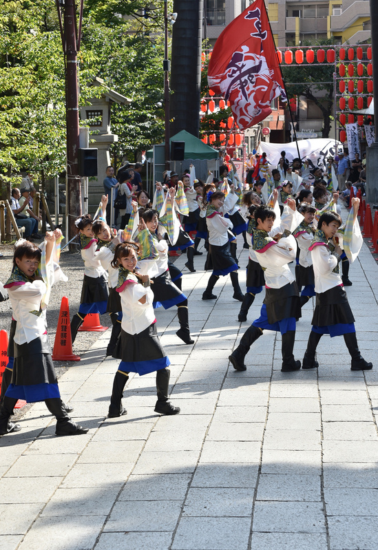 第十一回深川カーニバルよさこい祭り　富岡八幡宮境内_c0276323_13252680.jpg