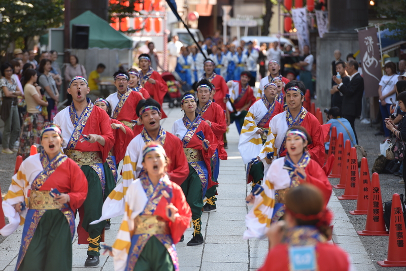 第十一回深川カーニバルよさこい祭り　富岡八幡宮境内_c0276323_15315923.jpg