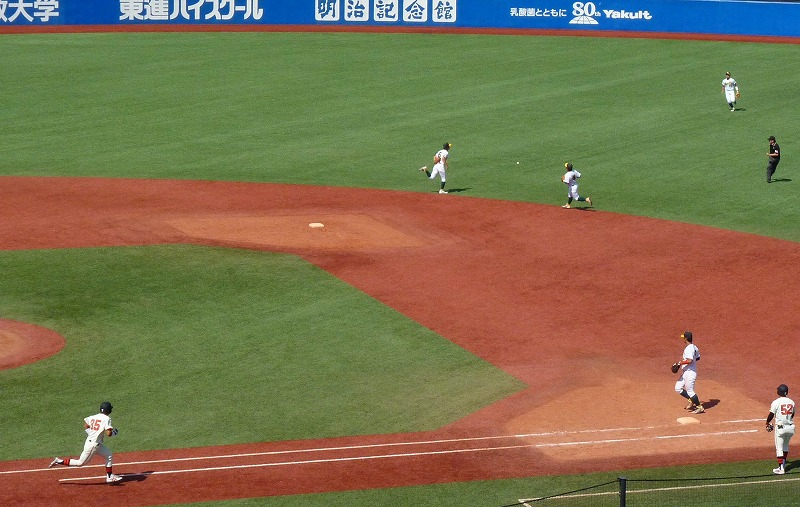 専修大対日本大 9月22日 東都大学野球1部 後半_b0166128_10251728.jpg