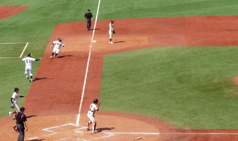 専修大対日本大 9月22日 東都大学野球1部 後半_b0166128_9265940.jpg