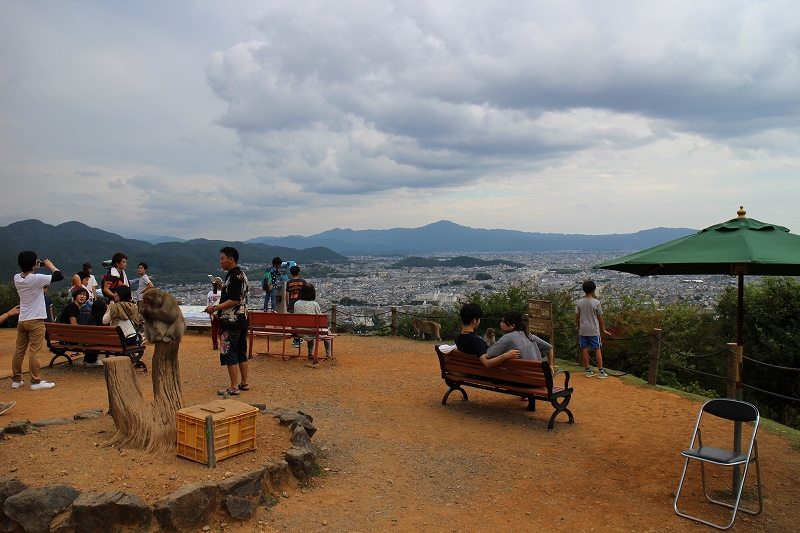 嵐山モンキーパークからの京都市街の眺望20150921_e0237645_11554100.jpg