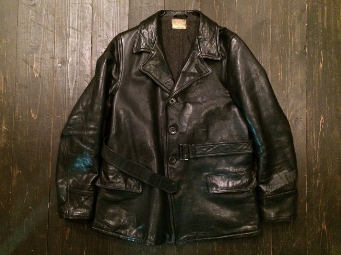 30's ACME horsehide car coat : BUTTON UP clothing 30's ACME horsehide car coat : BUTTON UP clothing