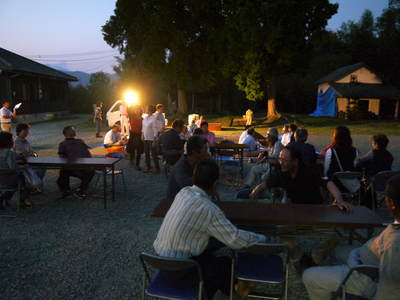 きらり水源村の「お月見会2015」 飲んで食べてしゃべって!たくさん笑いました!! _a0254656_1931013.jpg
