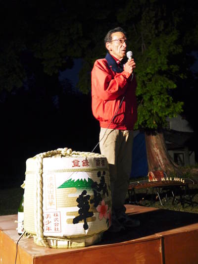 きらり水源村の「お月見会2015」 飲んで食べてしゃべって!たくさん笑いました!! _a0254656_2025262.jpg