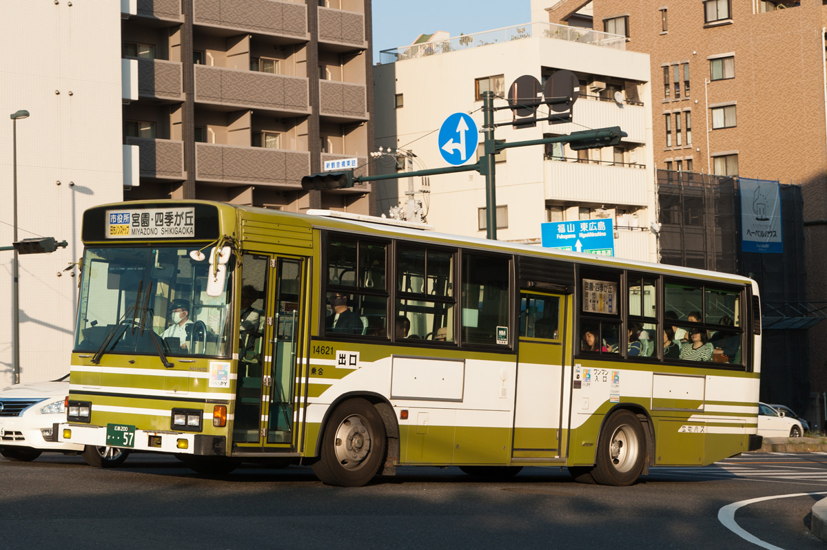 広島0か 57 広電バス 東営業課