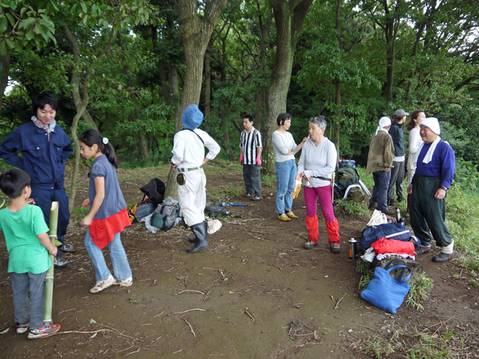 ５カ月ぶりに台峯緑地保全会の定例手入れに参加９・２７_c0014967_12514617.jpg