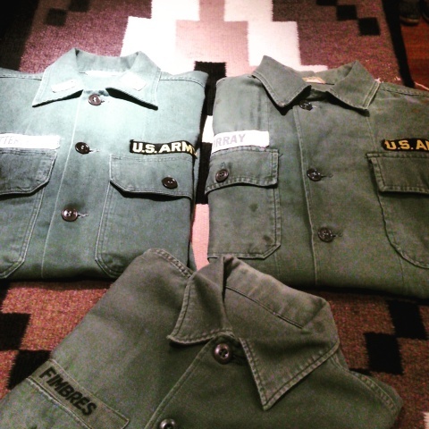 1960s \" U.S ARMY \" 100% cotton SATEEN OG-107 vintage FATIGUE SHIRTS ._d0172088_19323457.jpg