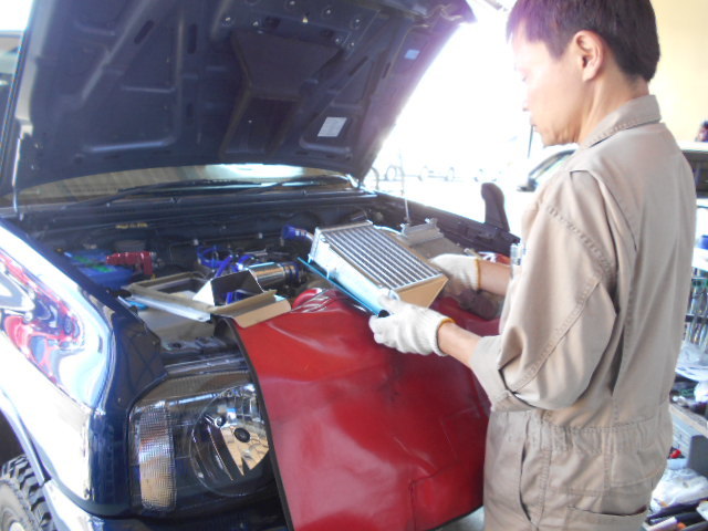 ★用品取付★JB23W ジムニー インタークーラーキット 取付ご用命ありがとうございます♪_c0213517_11420612.jpg