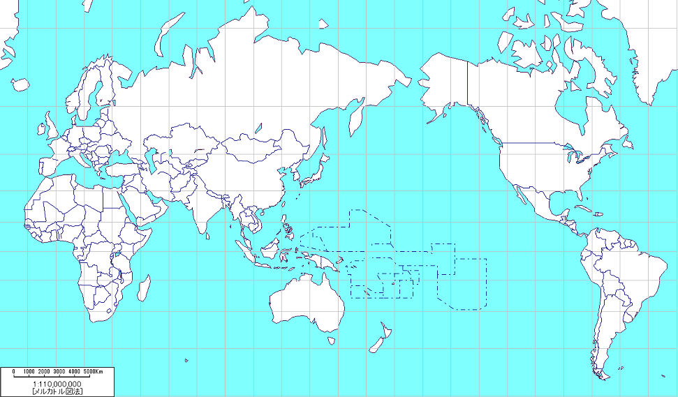 メルカトル図法の罠 本日 デザイン日和