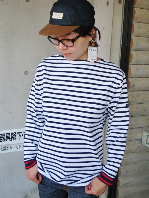 秋に◎ DENIM JET CAP & 手描き風BORDER 。。。By NUDIE JEANS_d0152280_1473139.jpg