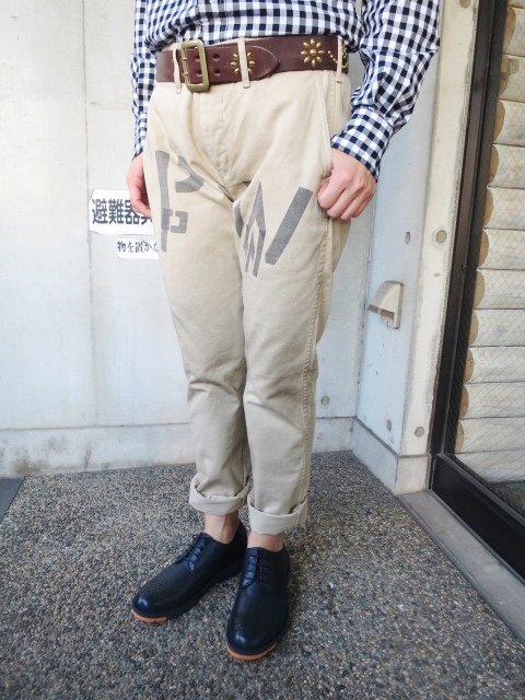 秋STYLE の足元の御伴に! FULL COUNT ・・・ 対戦モデルTINO PANTS (修正・別注)!★!_d0152280_17135659.jpg