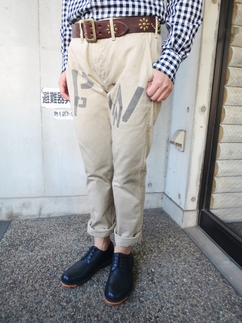 秋STYLE の足元の御伴に！　FULL COUNT ･･･ 対戦モデルTINO PANTS (修正・別注)！★！_d0152280_17135659.jpg