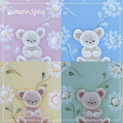 くまがいなおみ ふわふわ毛並みのベア バニー Tomato Spice Tolepainting Gallary くまがいなおみ ふわふわ毛並みのベア バニー Tomato Spice Tolepainting Gallary