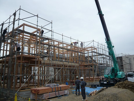 進捗状況「割出賃貸住宅新築工事」_d0095305_18102474.jpg