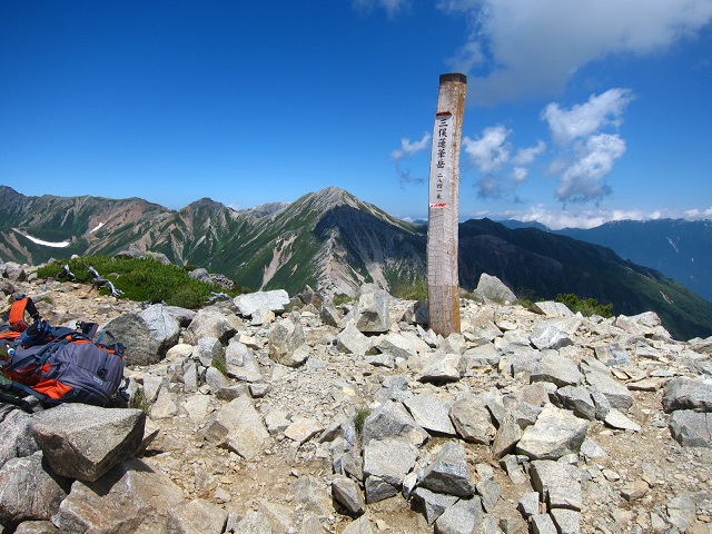 【上高地から立山へ歩く　その６　三俣蓮華岳へ 】_d0243721_23535160.jpg