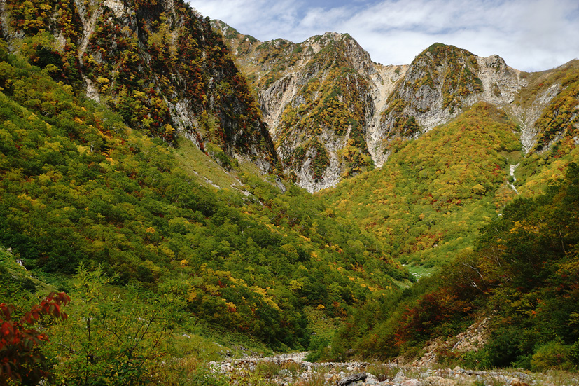 錦秋絶景山歩♪　東・西鎌尾根から笠ヶ岳　3泊4日　(1)_f0016656_22132227.jpg