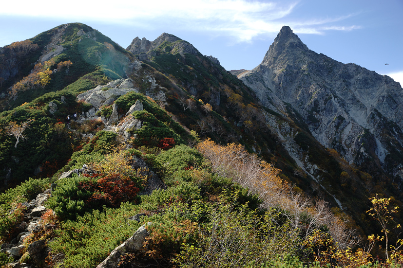 錦秋絶景山歩♪　東・西鎌尾根から笠ヶ岳　3泊4日　(1)_f0016656_2219910.jpg