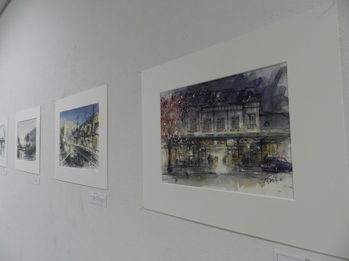 【北室】亀崎敏郎水彩画展 【南室】遊牧民の手織物展_f0106896_17465584.jpg