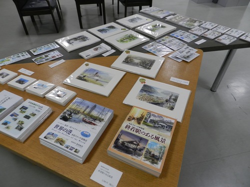 【北室】亀崎敏郎水彩画展 【南室】遊牧民の手織物展_f0106896_17472760.jpg