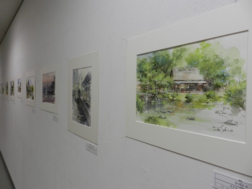 【北室】亀崎敏郎水彩画展 【南室】遊牧民の手織物展_f0106896_18122443.jpg