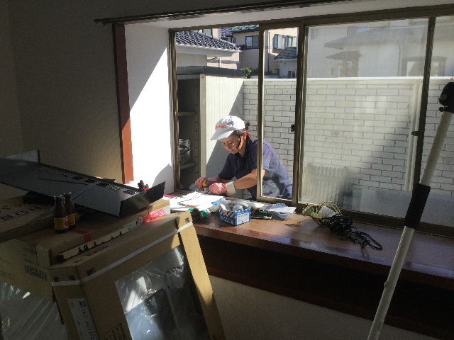 15.5日目の作業 キッチン設置_f0031037_20322113.jpg