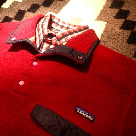 1990s \" Patagonia \" SYNCHILA SNAP-T Fleece PULL OVER . ※HEALTH KNIT 秋冬コットンSOX 新入荷 ！_d0172088_20363014.jpg