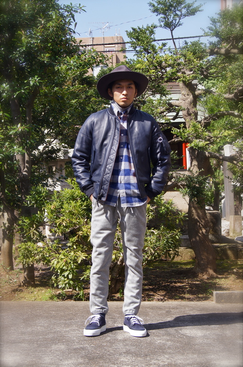 uniform experiment×Alpha レザーMA-1ジャケット - www.onkajans.com