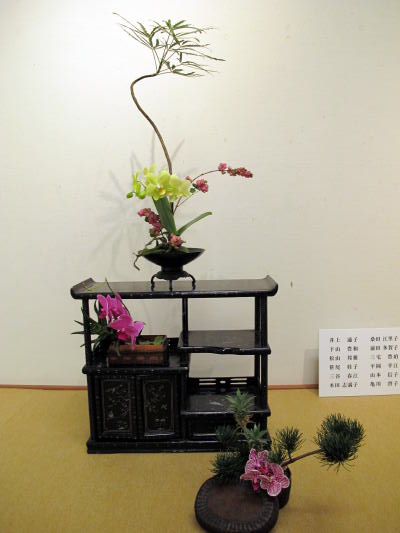 小原流支部５０周年花展_c0147952_2184914.jpg