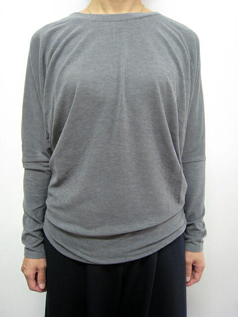 ｃｌｏｃｈｅ （ クロッシェ ）　プレミアラグウォームドレープＴＯＰＳ  ＧＲＡＹ_a0089359_1215154.jpg