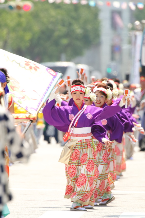 第62回よさこい祭り 本番2日目 ほにや その1_a0077663_13122783.jpg
