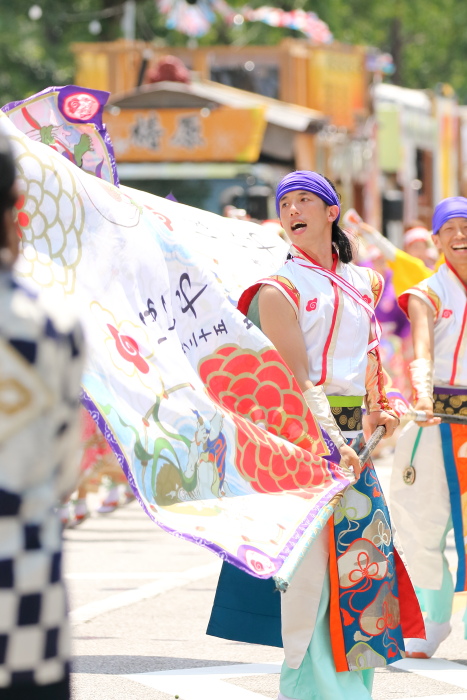 第62回よさこい祭り 本番2日目 ほにや その1_a0077663_13123095.jpg