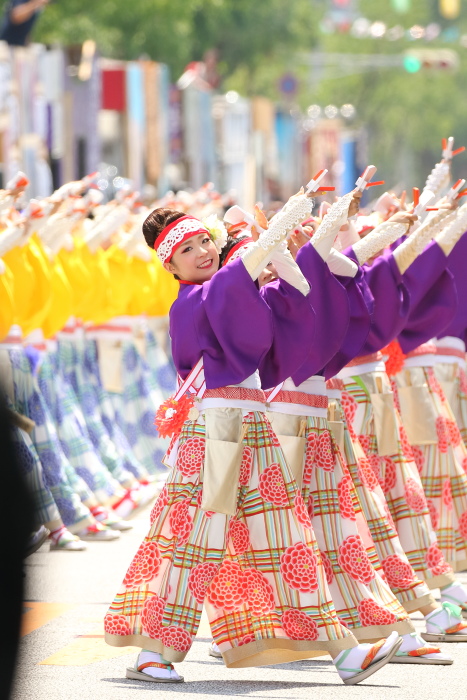 第62回よさこい祭り 本番2日目 ほにや その1_a0077663_13124165.jpg