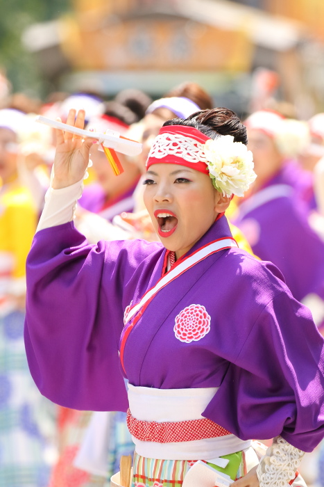 第62回よさこい祭り 本番2日目 ほにや その2_a0077663_1317257.jpg