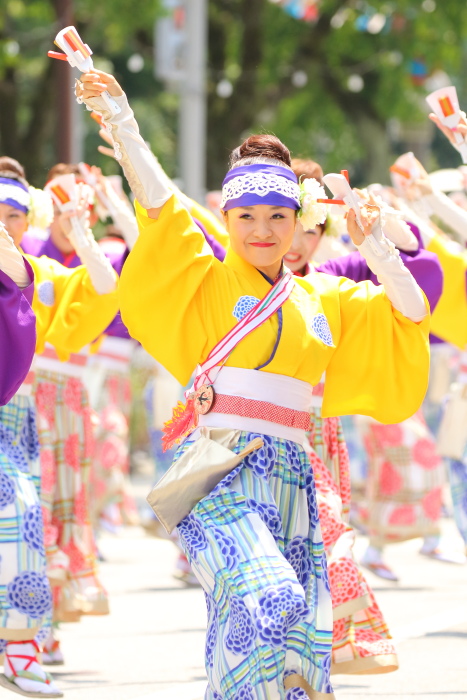 第62回よさこい祭り 本番2日目 ほにや その2_a0077663_13172720.jpg