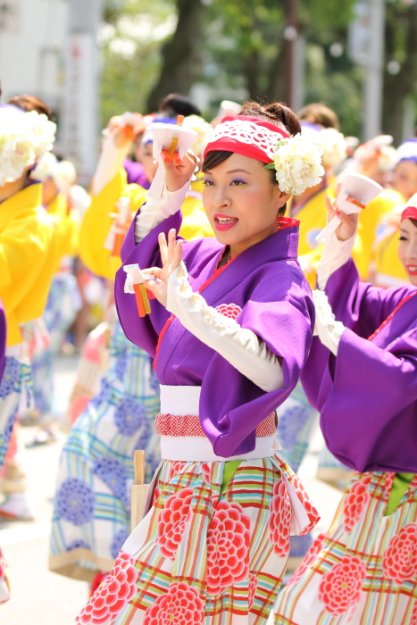 第62回よさこい祭り 本番2日目 ほにや その2_a0077663_13173148.jpg
