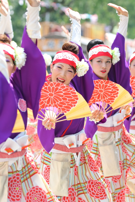 第62回よさこい祭り 本番2日目 ほにや その2_a0077663_13173563.jpg