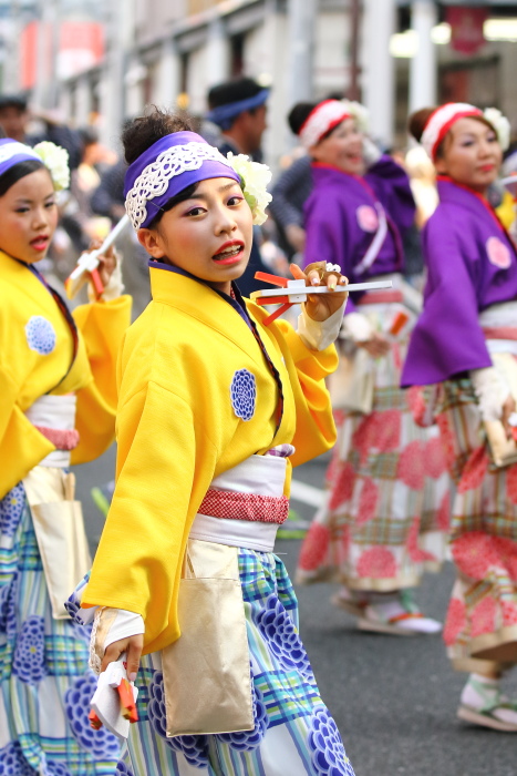 第62回よさこい祭り 本番1日目 ほにや その2_a0077663_823256.jpg