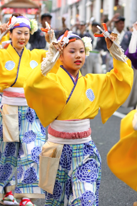 第62回よさこい祭り 本番1日目 ほにや その2_a0077663_8233015.jpg