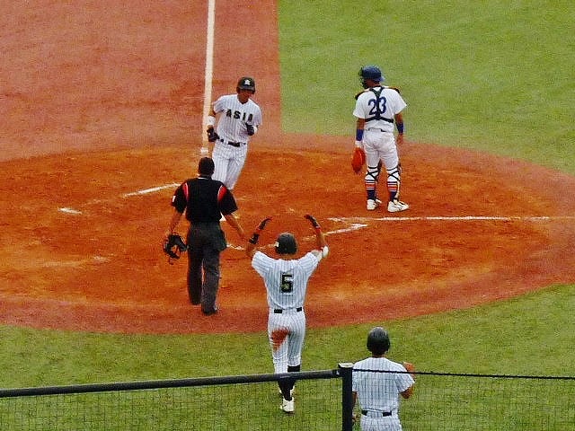 駒澤大対亜細亜大 9月29日 東都大学野球1部 前半_b0166128_1804171.jpg