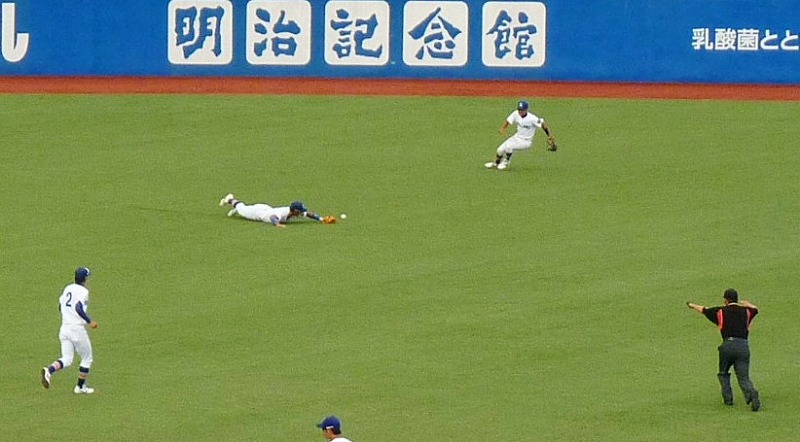 駒澤大対亜細亜大 9月29日 東都大学野球1部 前半_b0166128_19595252.jpg
