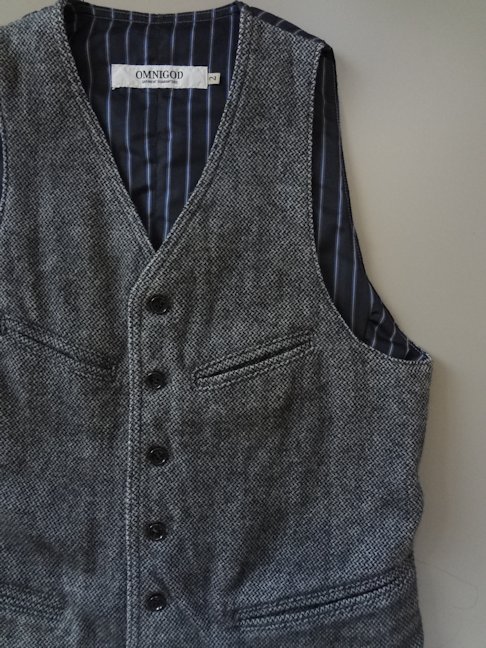 Recycle OMNIGOD Tweed Vest_e0057183_21445055.jpg